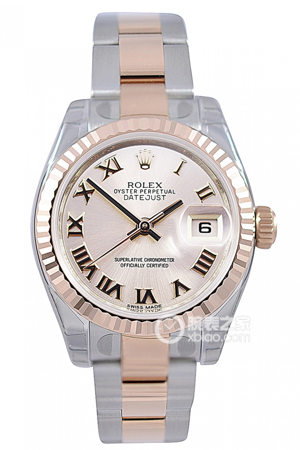 Rolex LADY-DATEJUST 179171 Pink Dial with Roman Numerals