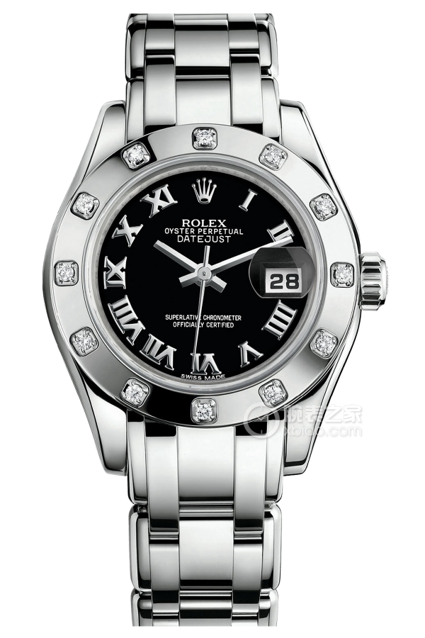 Rolex PEARLMASTER 80319 Black Dial with Roman Numerals