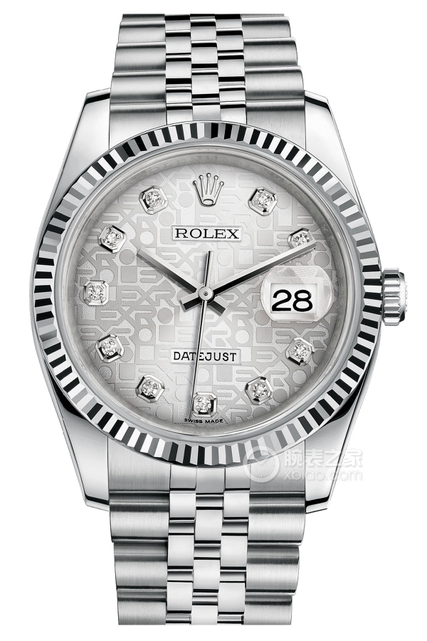 Rolex DATEJUST 116234-G-63600 Silver Stone