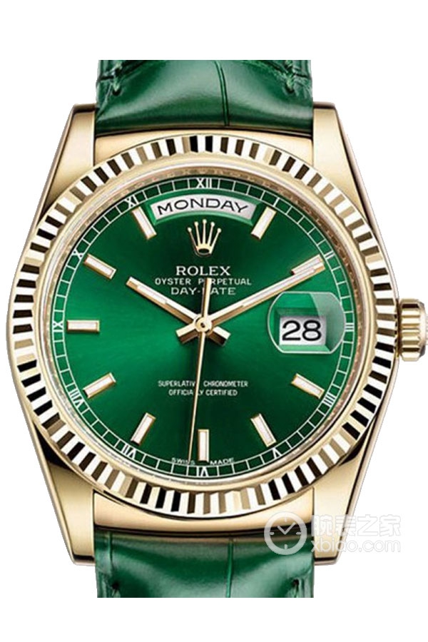 Rolex DAY-DATE 118138-L(FC) Green Dial