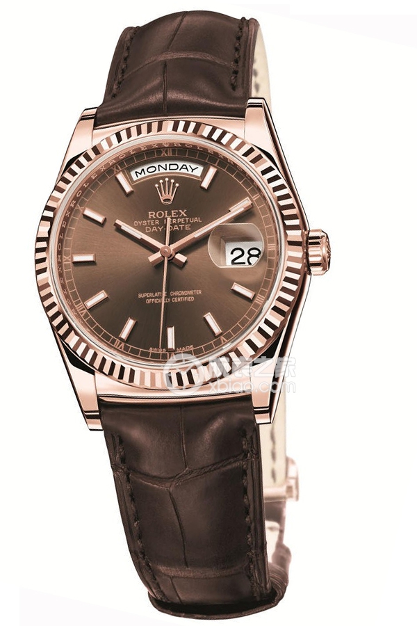 Rolex DAY-DATE 118135-L(FC) Chocolate Dial