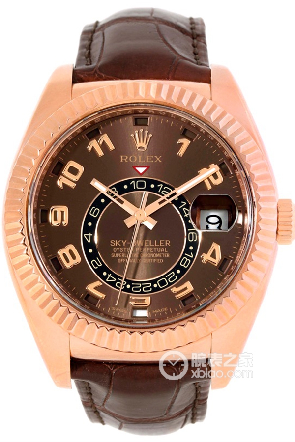 Rolex SKY-DWELLER 326135-L(FC) Chocolate Dial