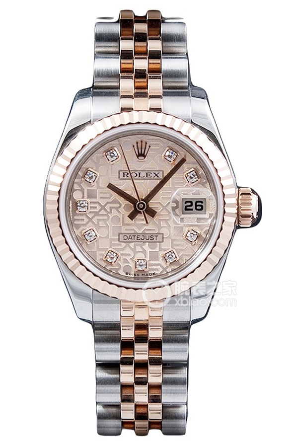 Rolex OYSTER PERPETUAL 179171-G-63131 Pink Stone