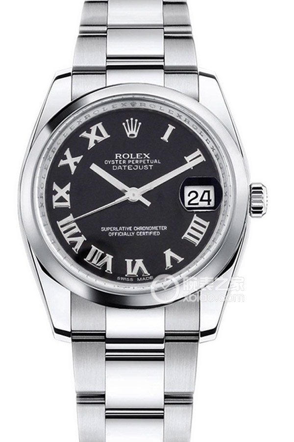 Rolex LADY-DATEJUST 178240-72160 Black Dial with Roman Numerals