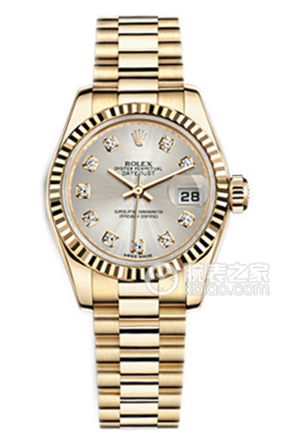 Rolex LADY-DATEJUST 179178-83138Silver Dialwith Diamonds
