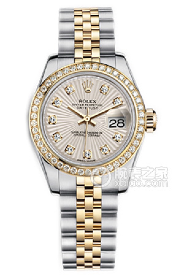 Rolex LADY-DATEJUST 179383-63133Ivory Dialwith Diamonds