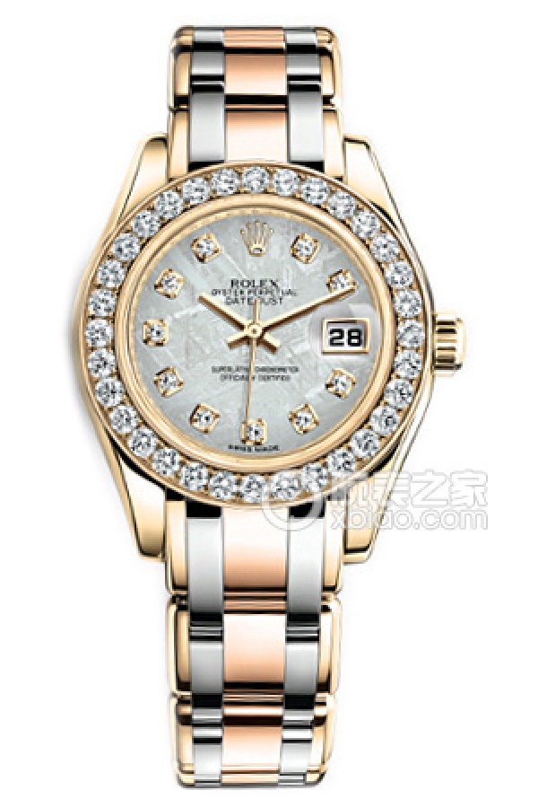 Rolex PEARLMASTER 80298 Meteorite Dial with Diamonds