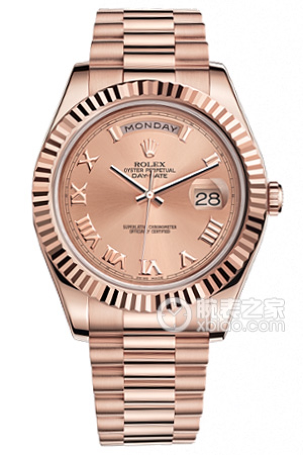 Rolex DAY-DATE 218235-83215 Pink Dial