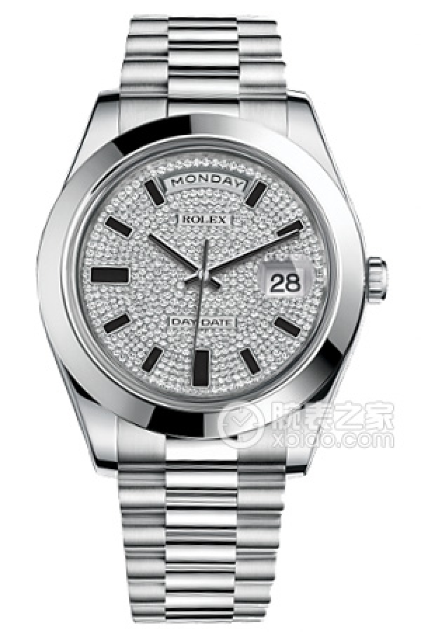 Rolex DAY-DATE 218206-83216 Full Pave Diamond