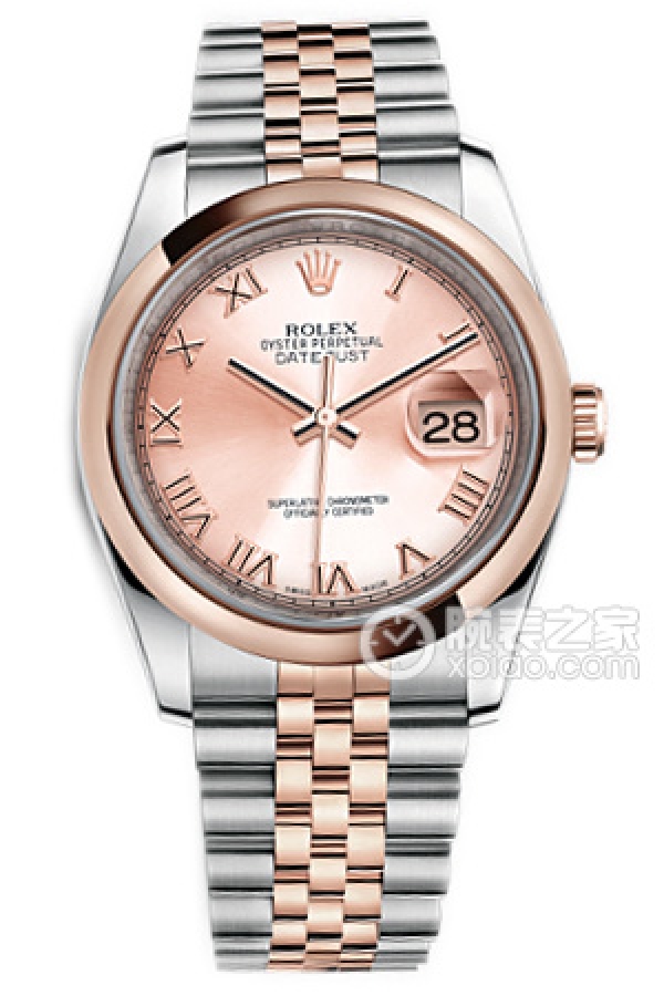 Rolex DATEJUST 116201-63601 Pink Dial with Commemorative Bracelet