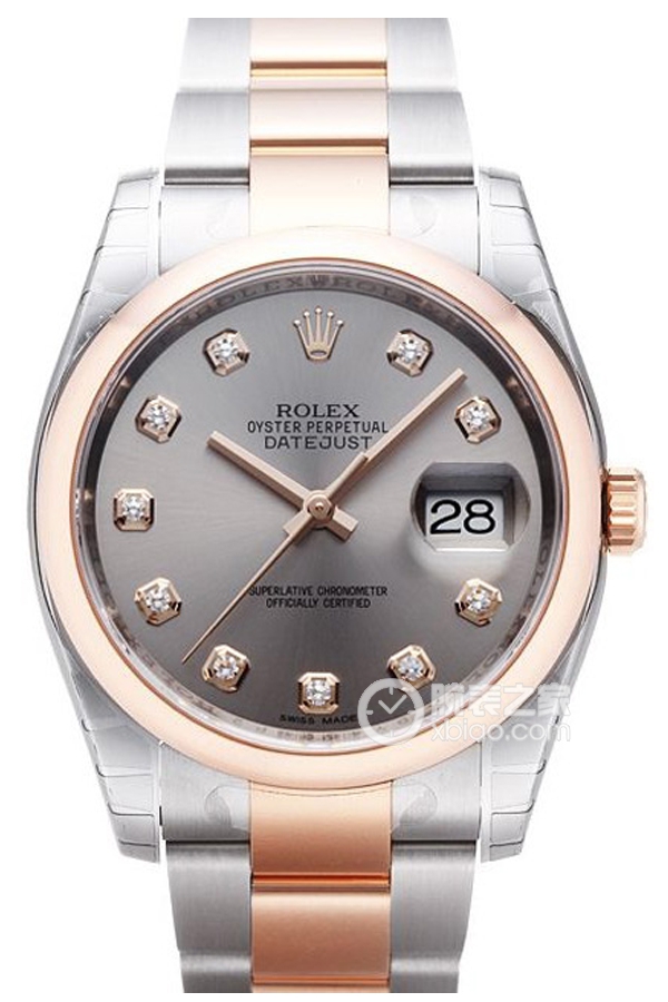Rolex DATEJUST 116201-72601GSilver Dialwith Diamonds