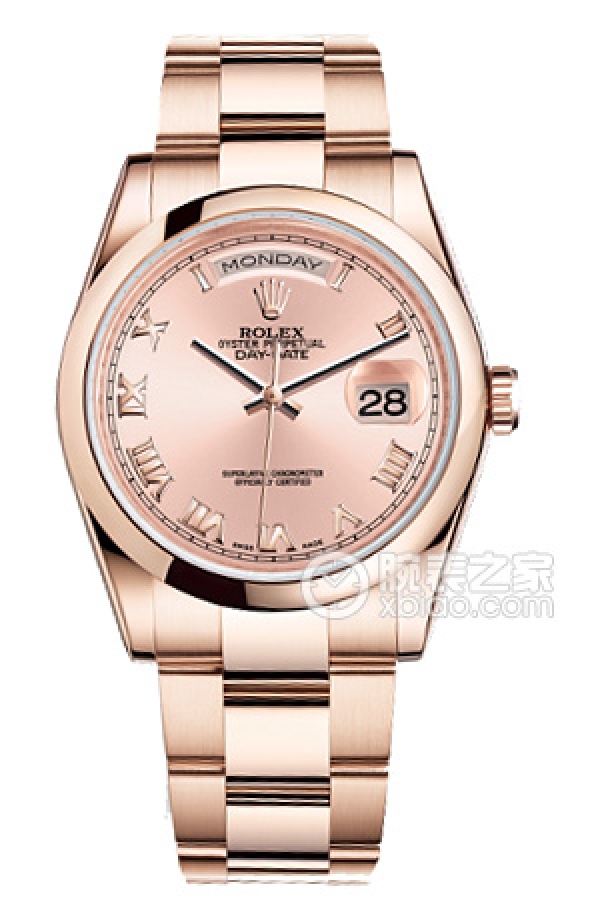 Rolex DAY-DATE 118205 Pink Dial