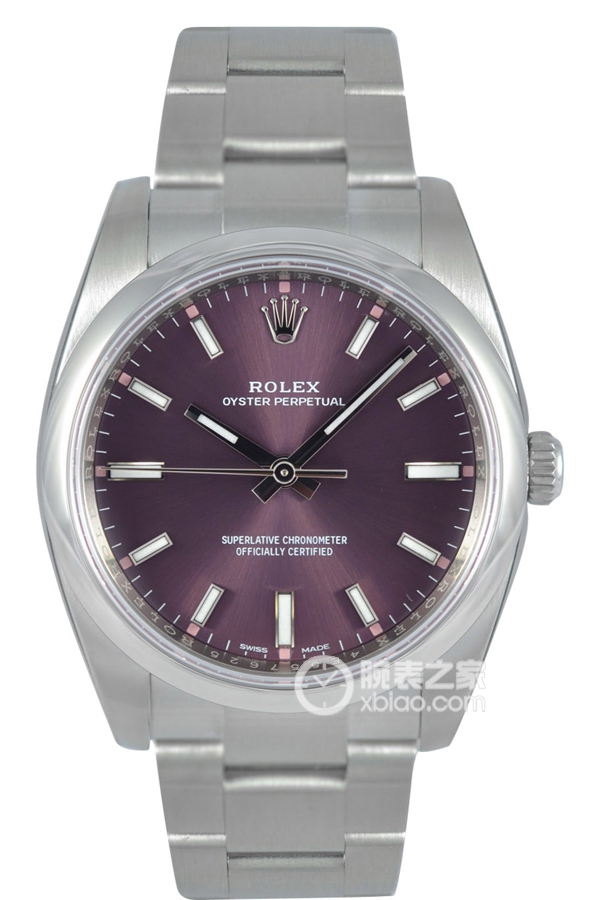 Rolex OYSTER PERPETUAL m114200-0020 Red Grape Color