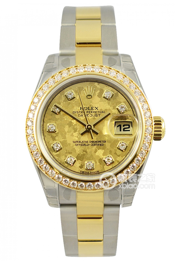 Rolex LADY-DATEJUST 179383-63133 Gold Crystal