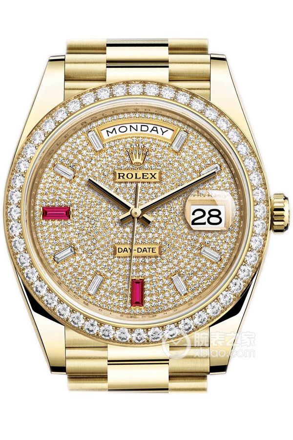Rolex DAY-DATE 228348RBR Full Pave Diamond