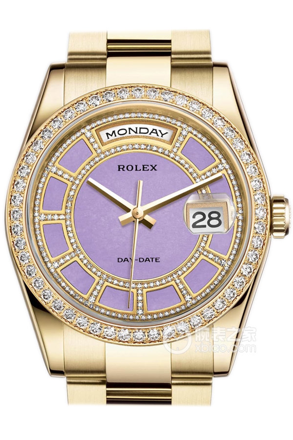 Rolex DAY-DATE 118348 Purple Dial