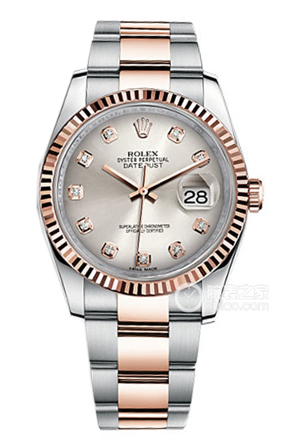 Rolex DATEJUST 116231 Silver Dial with Diamond Oyster Bracelet