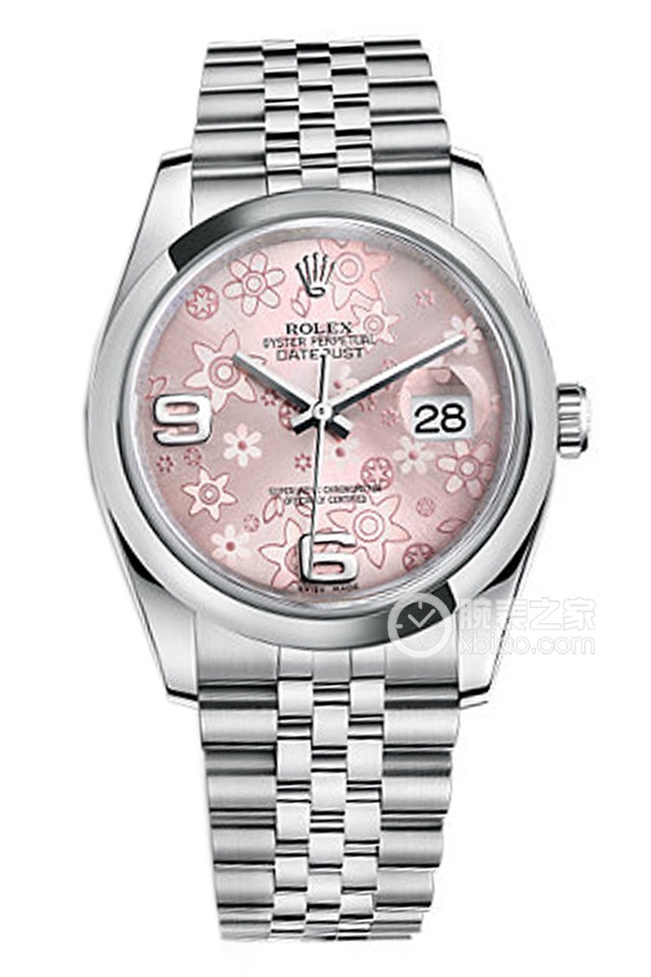 Rolex DATEJUST 116200-63600 Pink Floral Pattern Dial