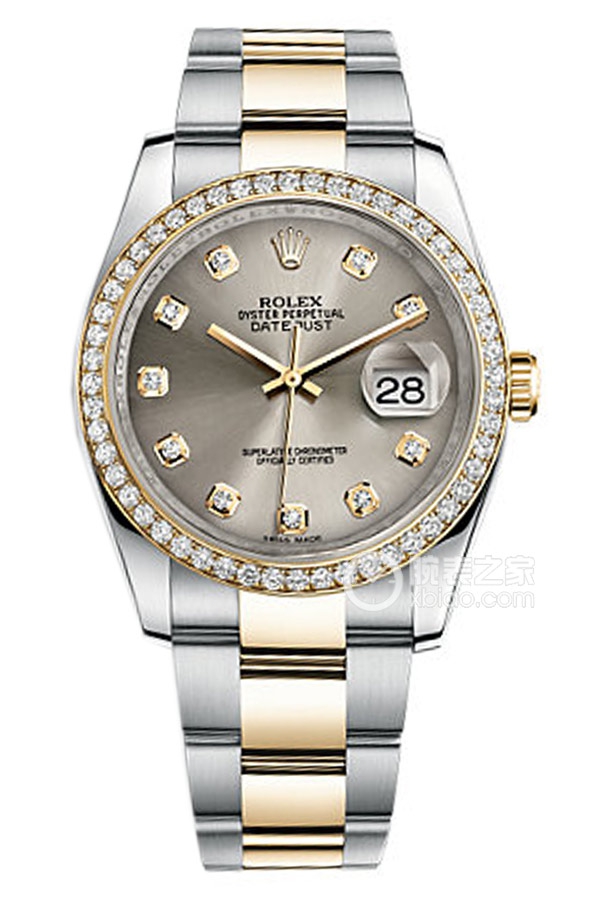Rolex DATEJUST 116243 Silver Dial with Diamond Oyster Bracelet