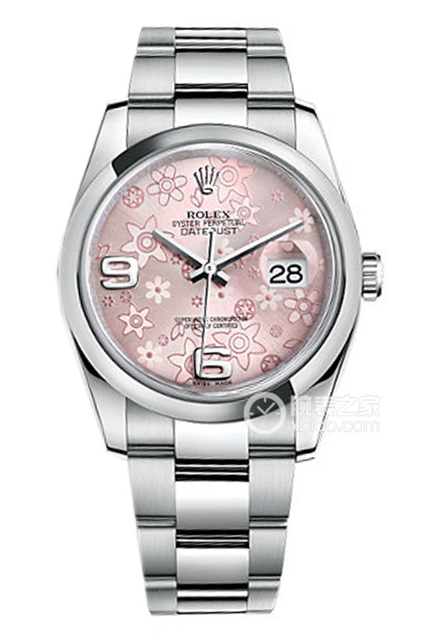 Rolex DATEJUST 116200 Pink Floral Pattern Dial