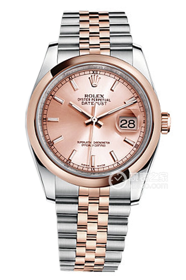 Rolex DATEJUST 116201 Pink Dial with Commemorative Bracelet