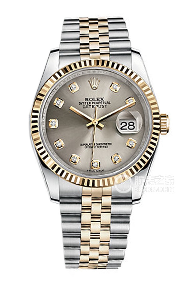 Rolex DATEJUST 116233Silver Dialwith Diamonds