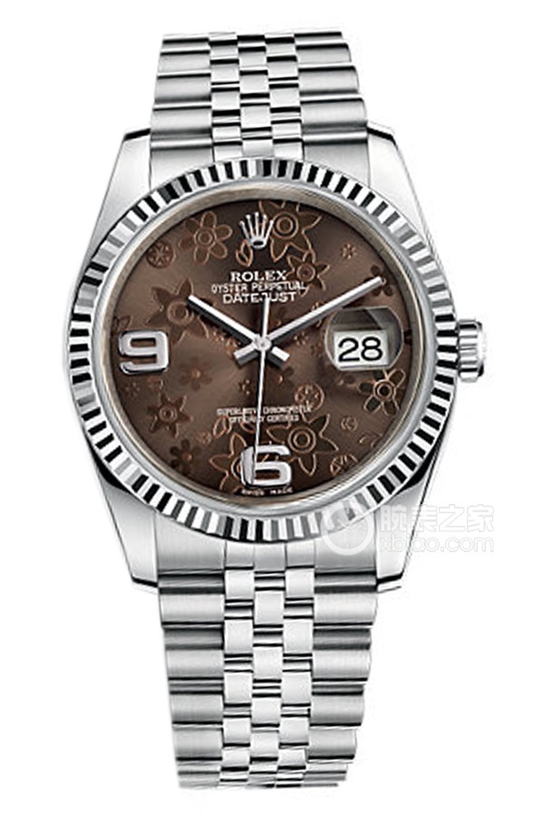 Rolex DATEJUST 116234 Bronze Floral Pattern Dial with Commemorative Bracelet