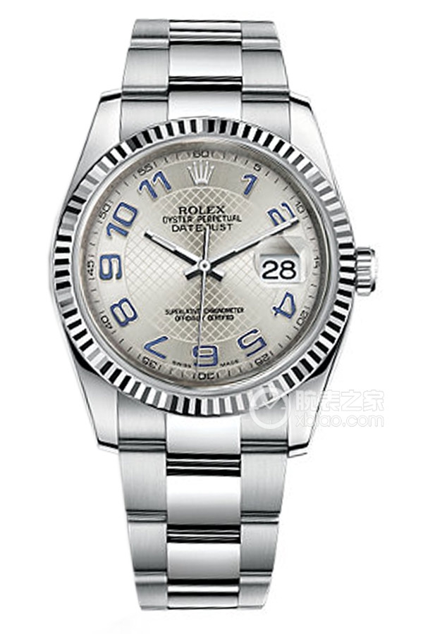 Rolex DATEJUST 116234 Silver Dial with Numeric Markers