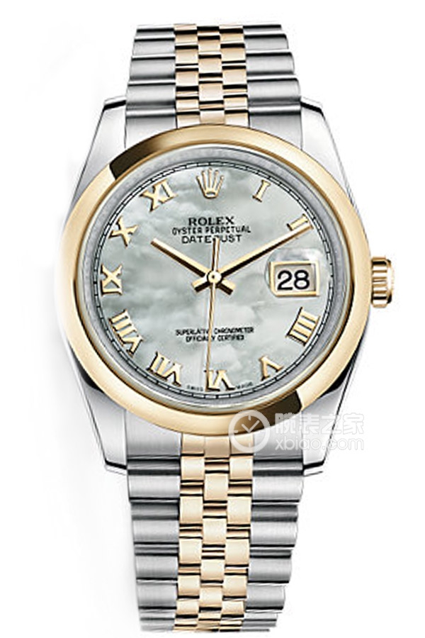 Rolex DATEJUST 116203 White Mother of Pearl Dial