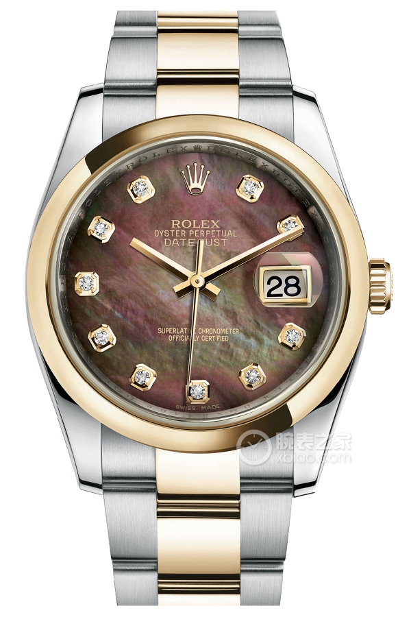 Rolex DATEJUST 116203(Black Mother of Pearl Dial with Diamonds)