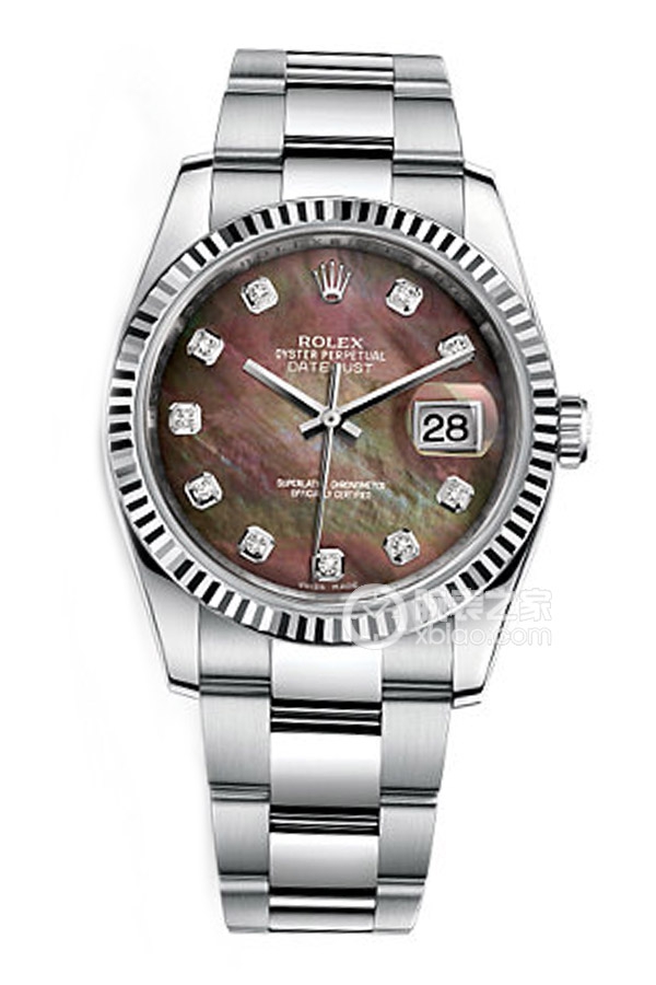 Rolex DATEJUST 116234 Black Mother of Pearl Dial