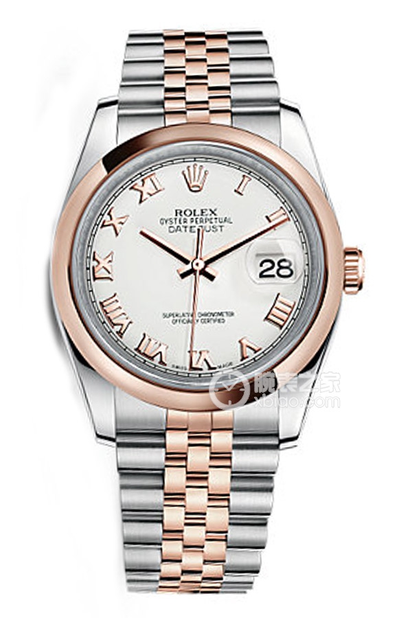 Rolex DATEJUST 116201-63601 White Dial with Roman Numerals