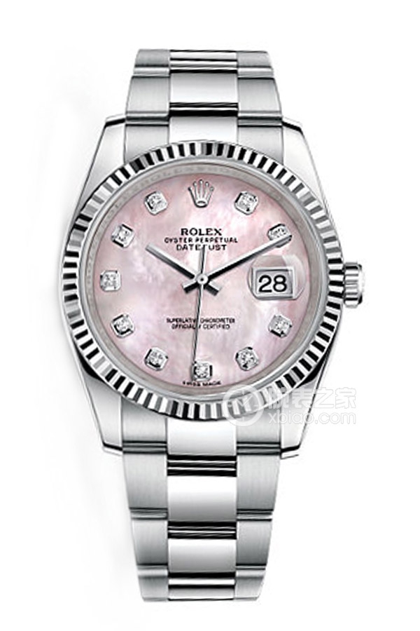 Rolex DATEJUST 116234 Pink Mother of Pearl Dial