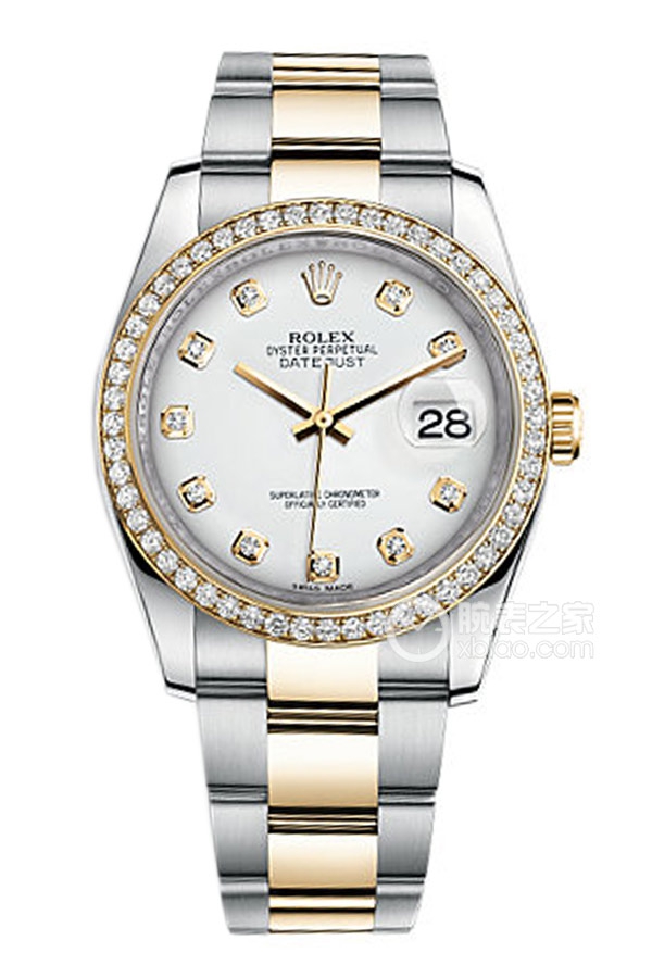 Rolex DATEJUST 116243White Dialwith Diamonds