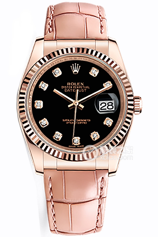 Rolex DATEJUST 116135Black Dialwith Diamonds