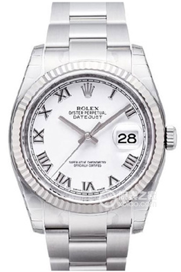 Rolex DATEJUST 116234-63600 White Dial