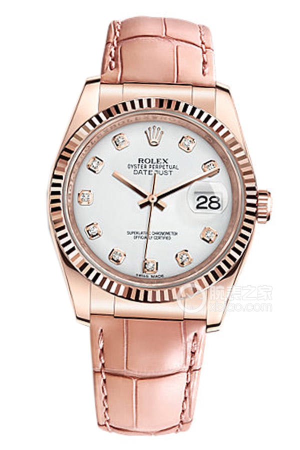Rolex DATEJUST 116135White Dialwith Diamonds
