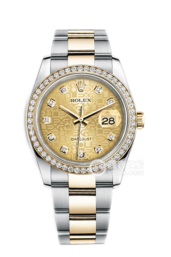 Rolex DATEJUST 116243香槟色暗花表盘