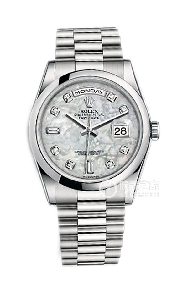 Rolex DAY-DATE 118206 Pearl Dial