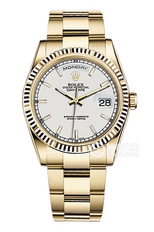 Rolex DAY-DATE 118238White Dial