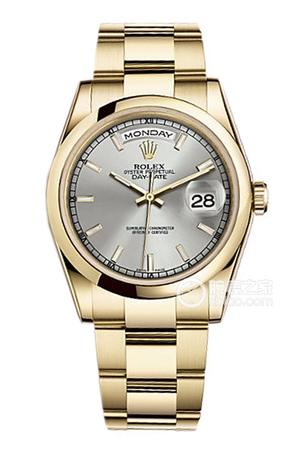 Rolex DAY-DATE 118208 Silver Dial with Oyster Bracelet