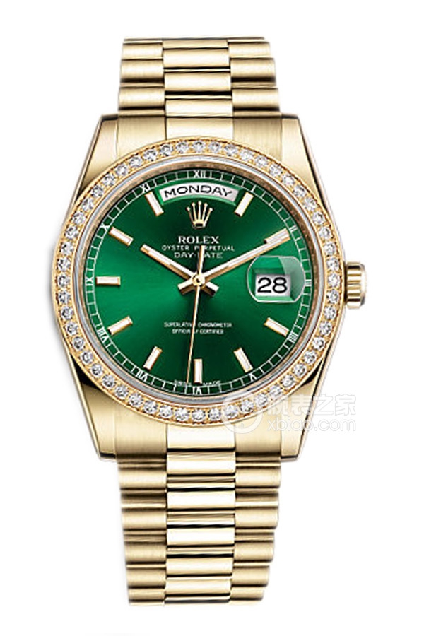 Rolex DAY-DATE 118348 Green Dial