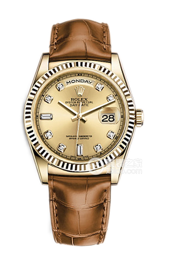Rolex DAY-DATE 118138 Champagne Diamond Dial