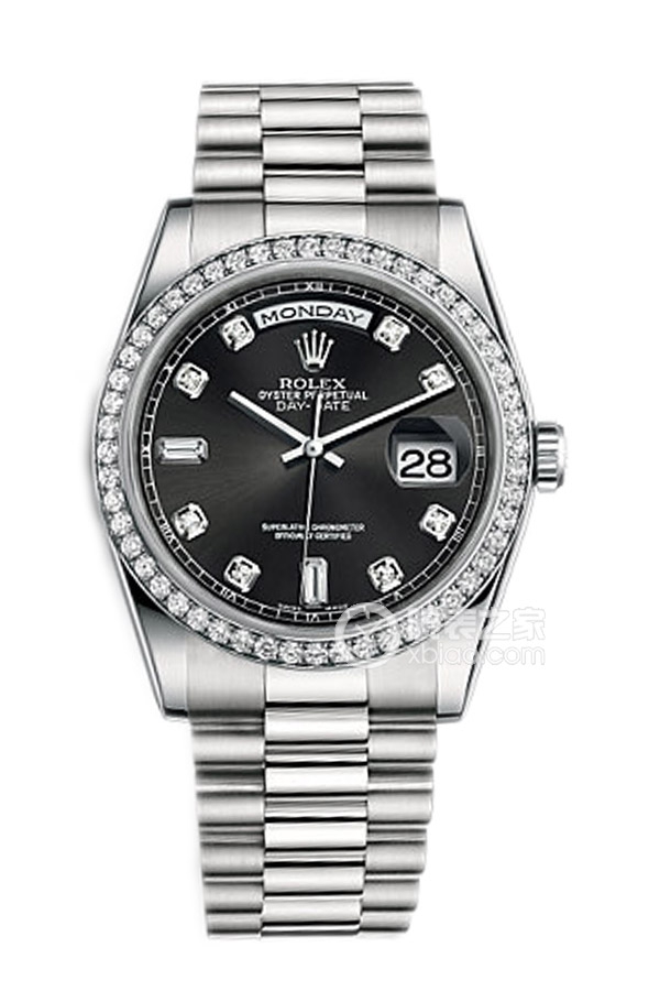 Rolex DAY-DATE 118346 Black Dial
