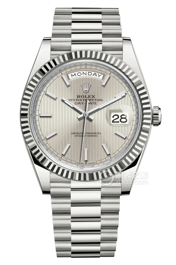 Rolex DAY-DATE m228239-0001 Vertical Pattern Dial