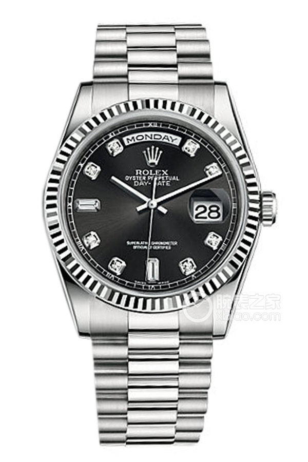 Rolex DAY-DATE 118239Black Dialwith Diamonds