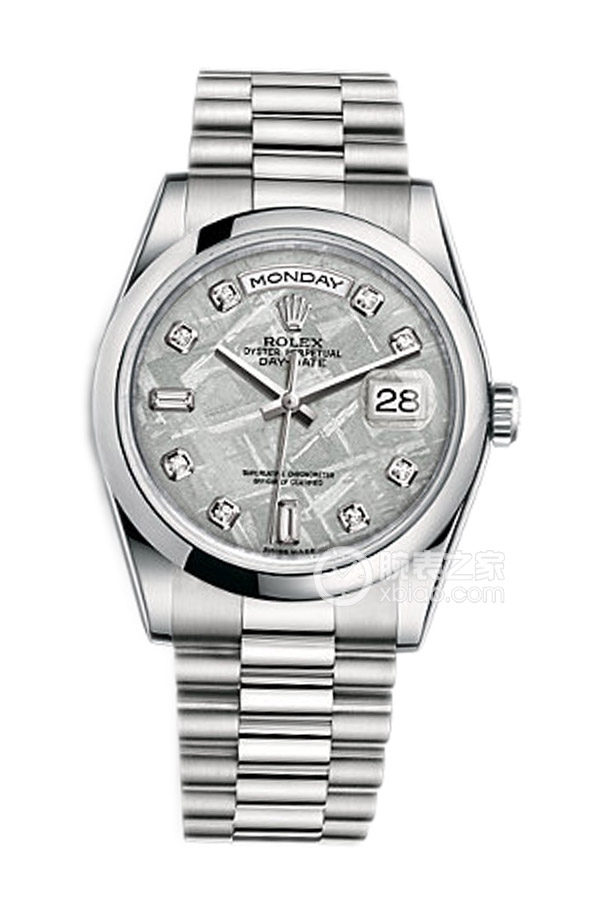 Rolex DAY-DATE 118206 Meteorite Dial with Diamonds