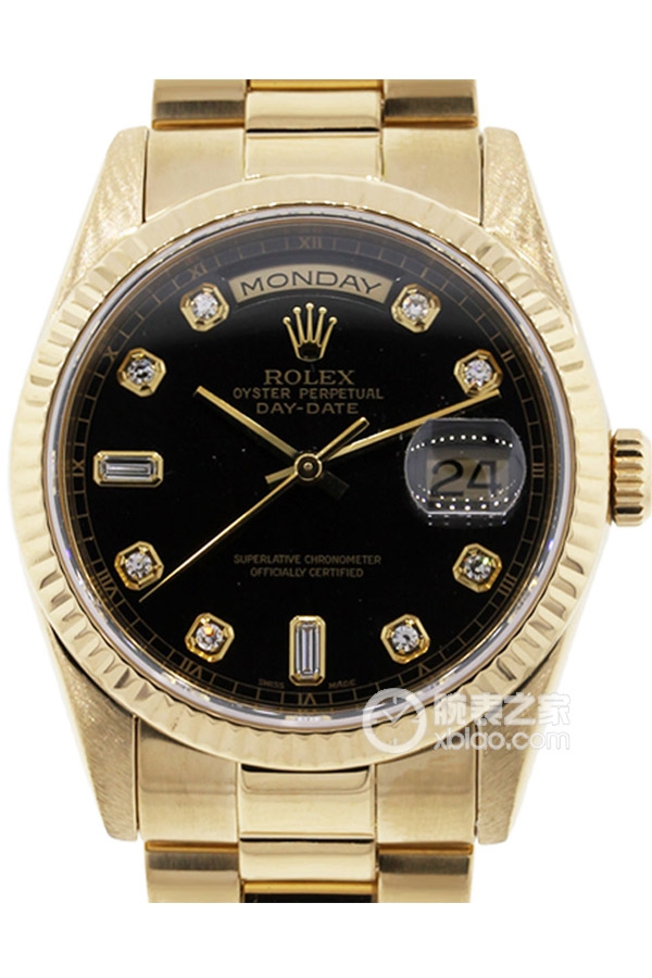 Rolex DAY-DATE 118238Black Dialwith Diamonds