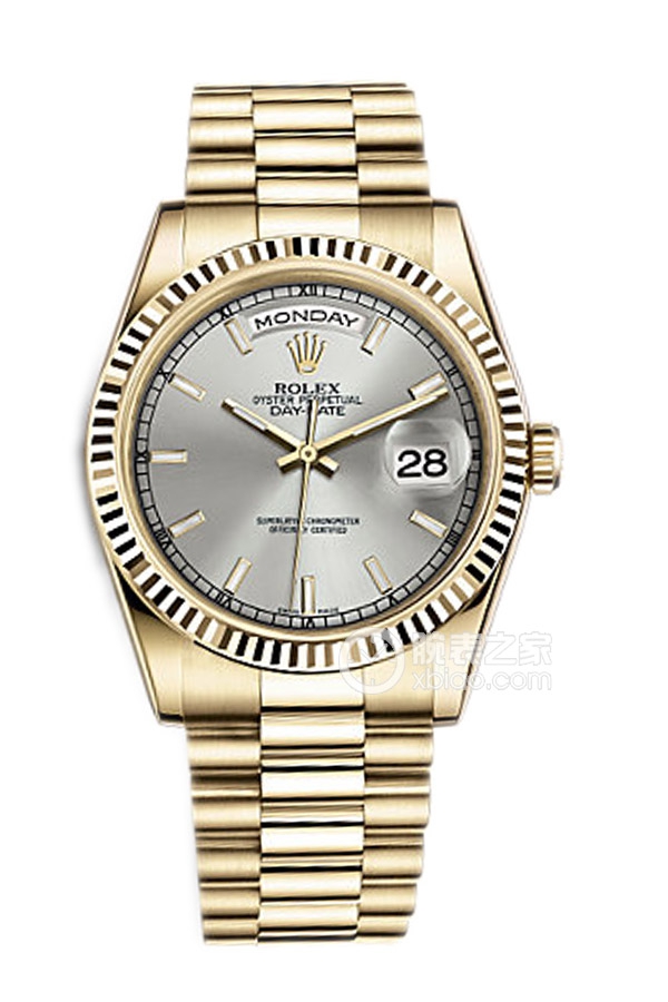 Rolex DAY-DATE 118238Silver Dial