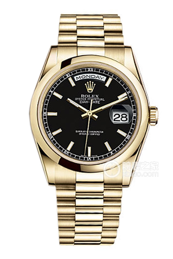 Rolex DAY-DATE 118208Black Dial